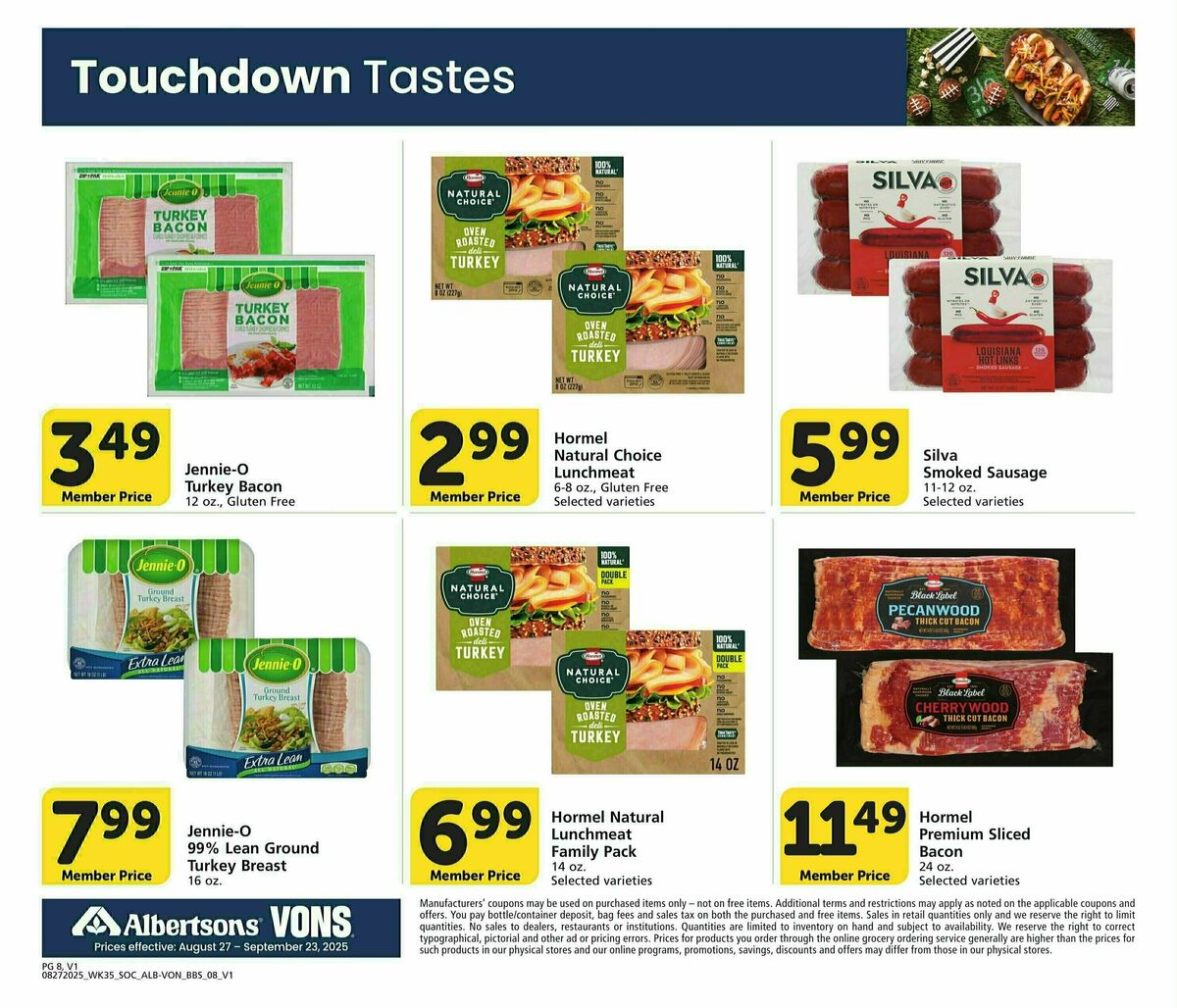 Vons Big Book of Savings Weekly Ad from August 27