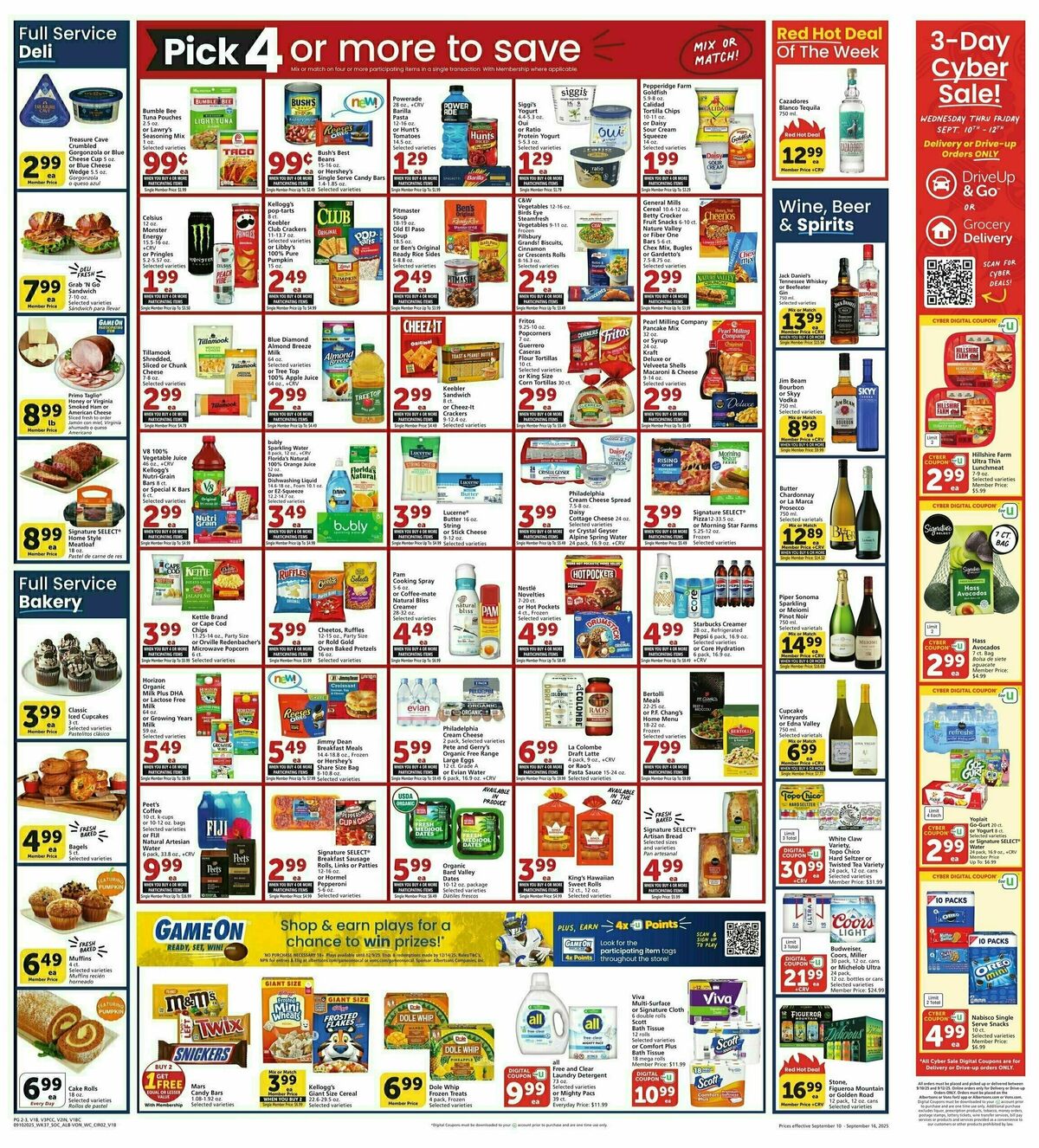 Vons Weekly Ad from September 10