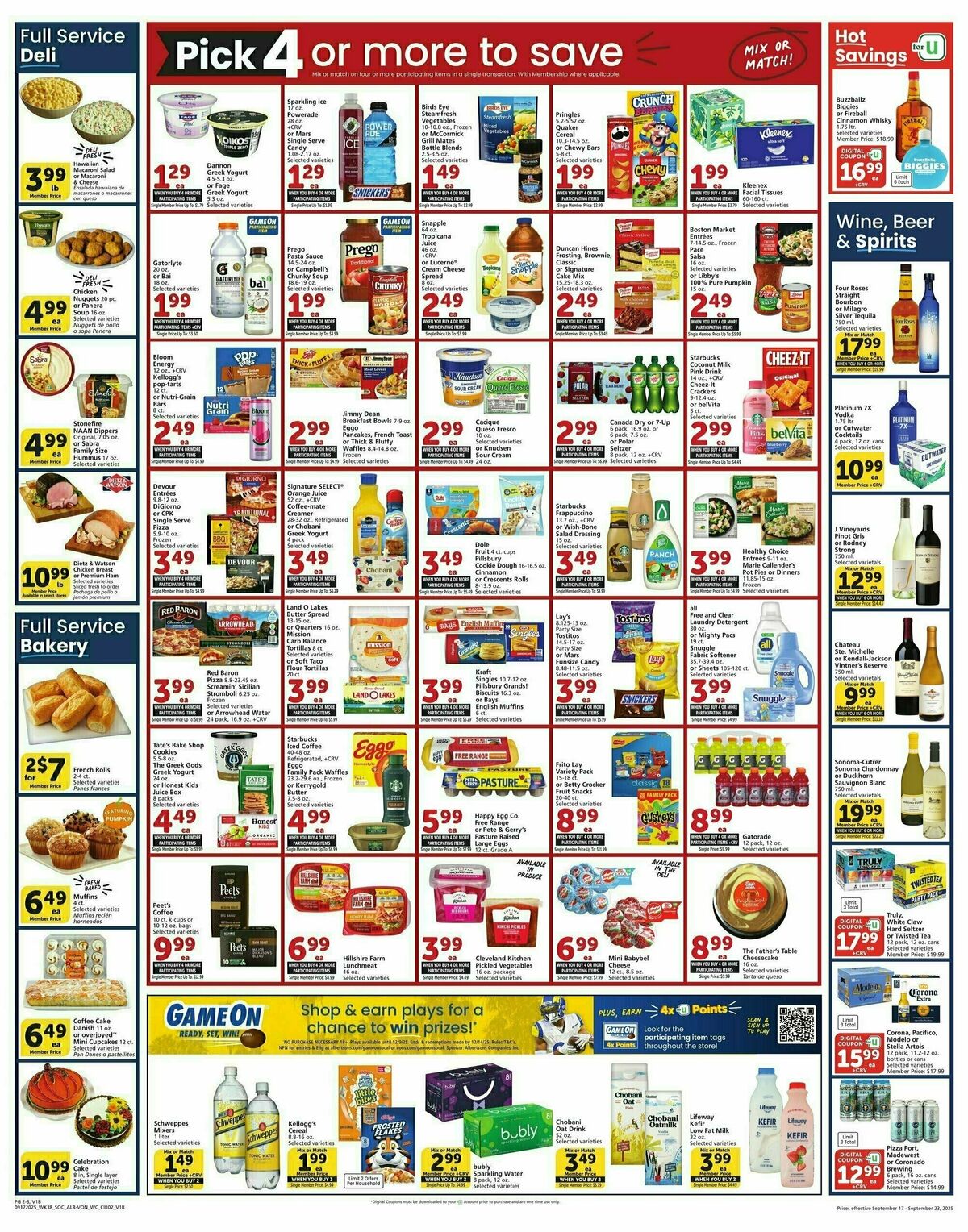 Vons Weekly Ad from September 17