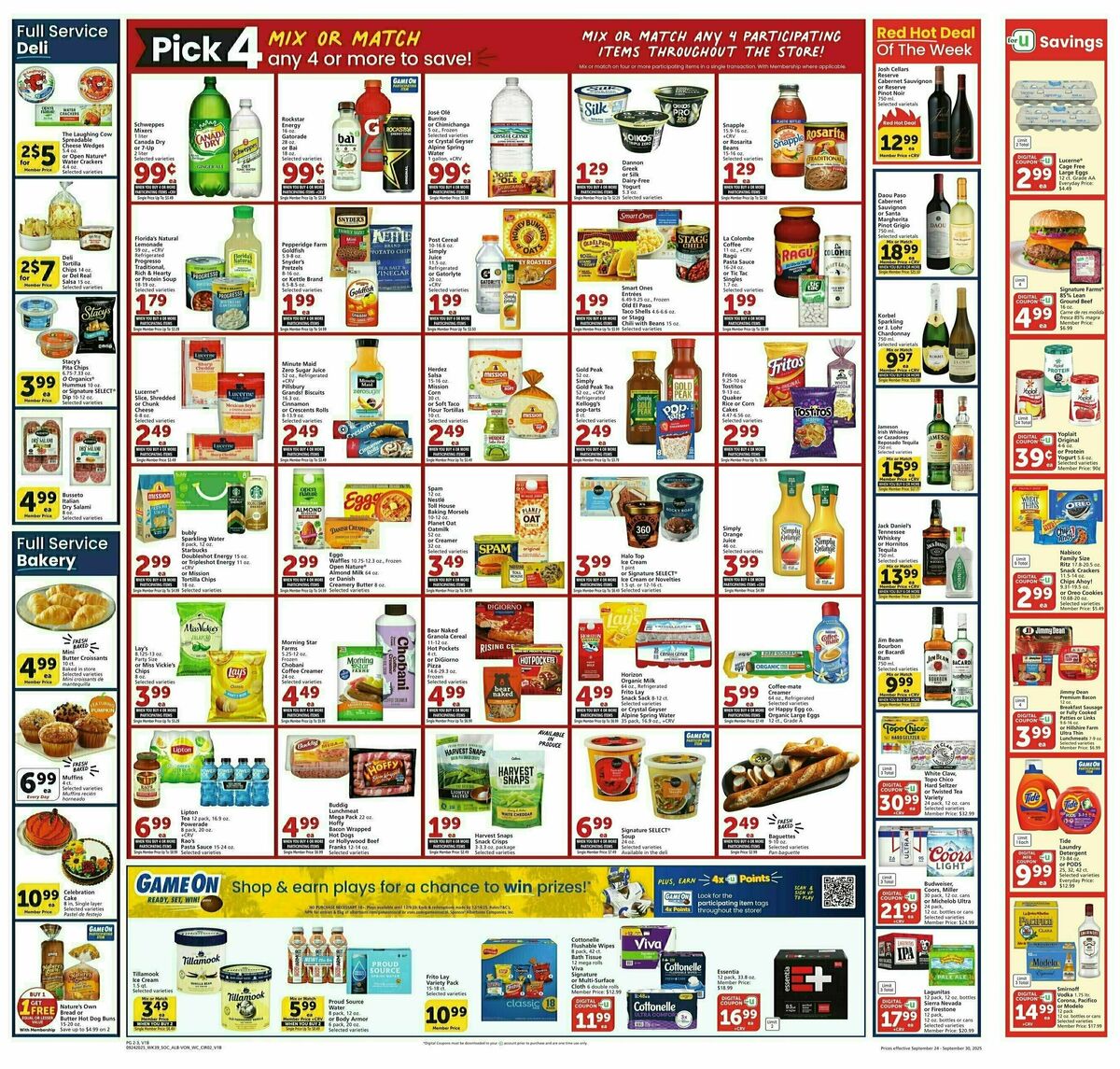 Vons Weekly Ad from September 24