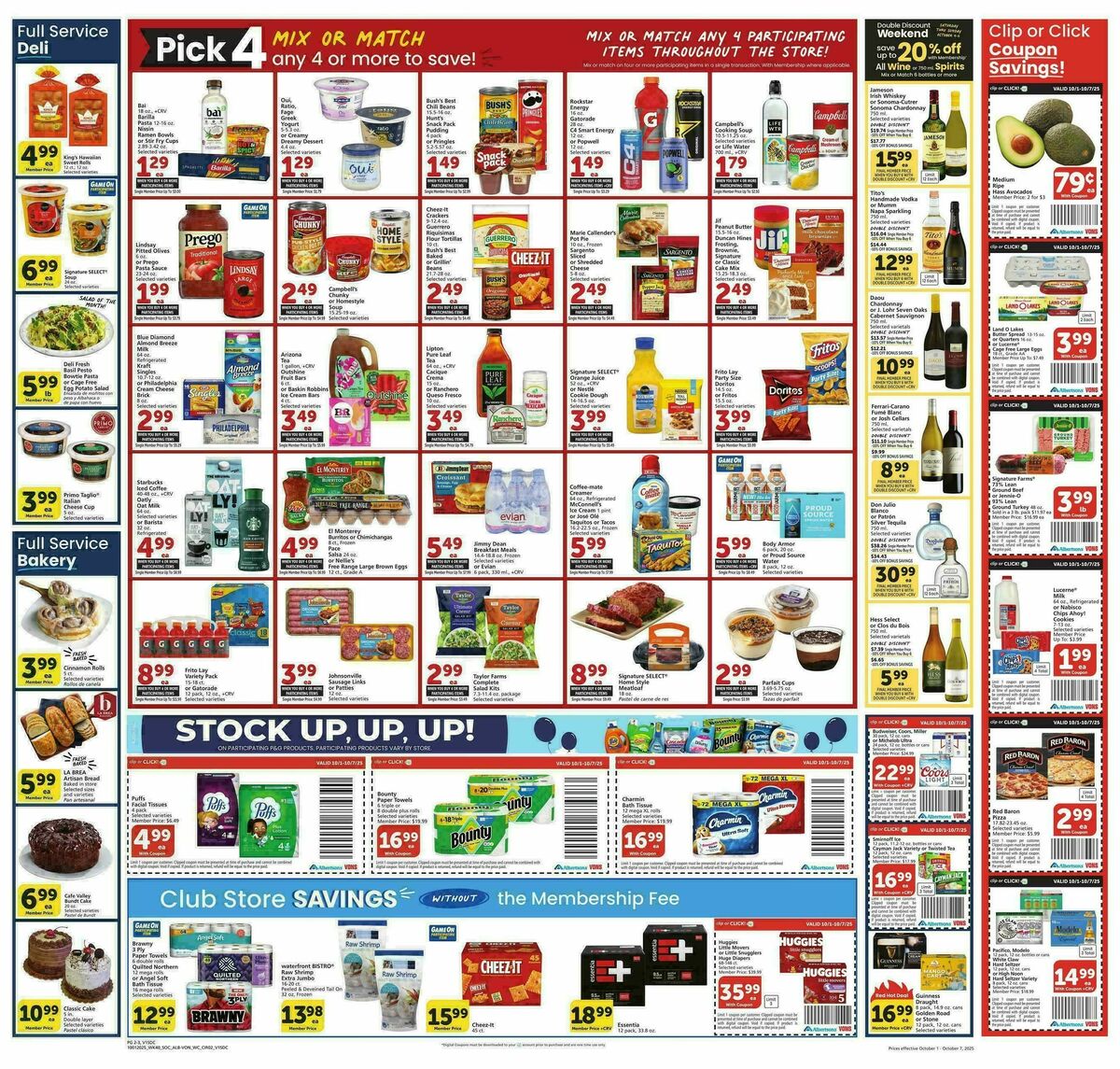 Vons Weekly Ad from October 1