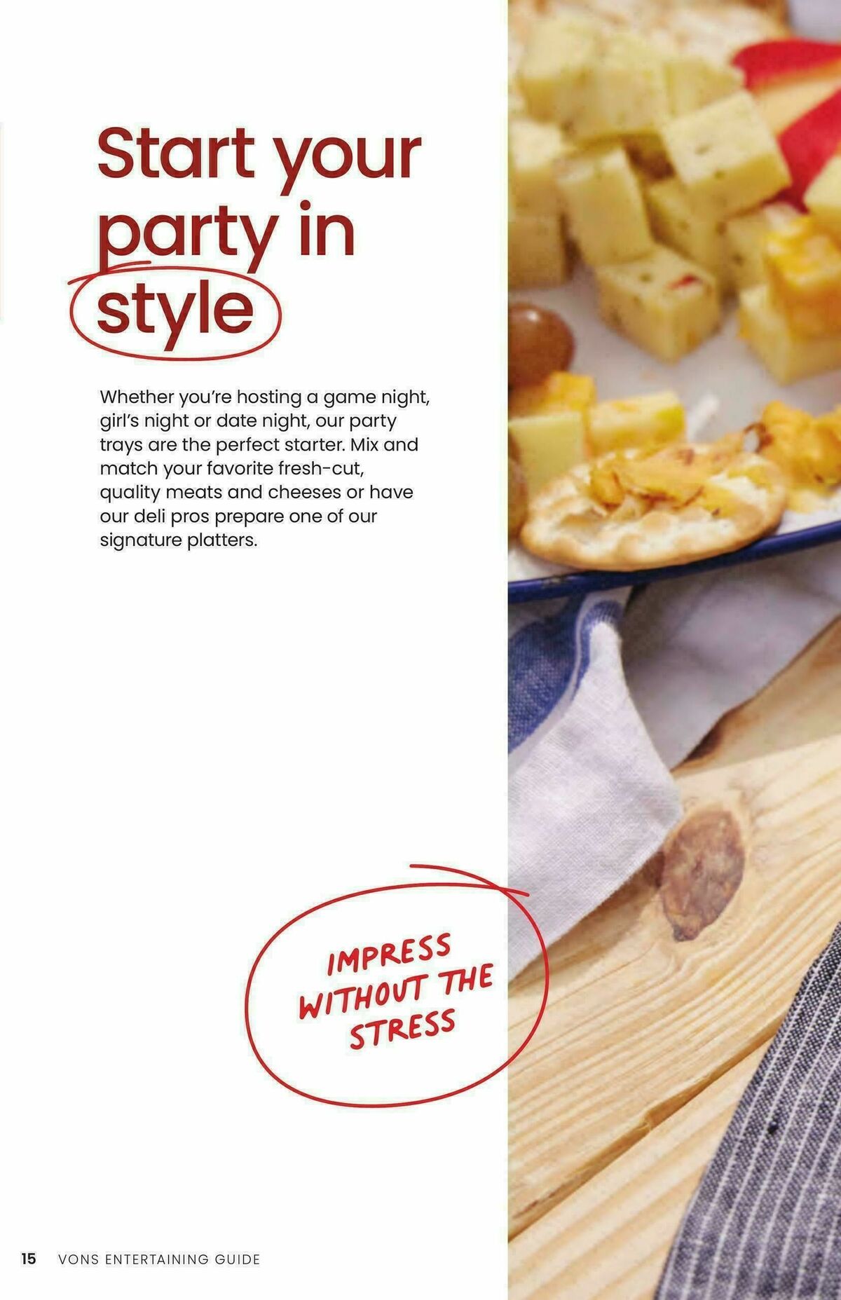 Vons Entertaining Guide Weekly Ad from October 1