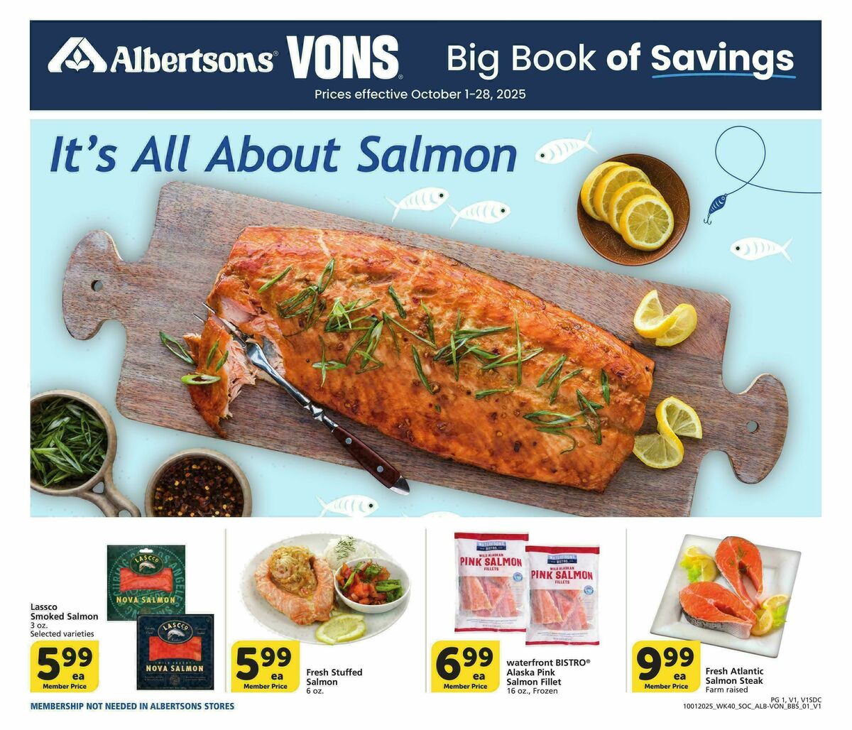 Vons Big Book of Savings Weekly Ad from October 1