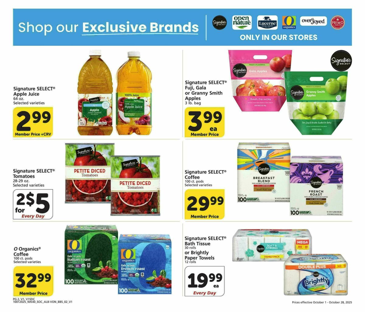 Vons Big Book of Savings Weekly Ad from October 1