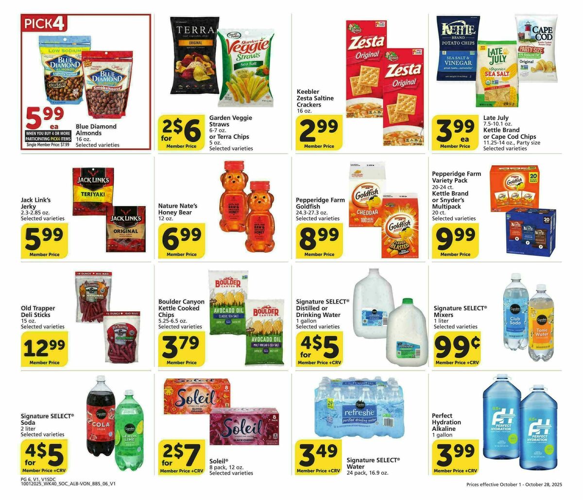 Vons Big Book of Savings Weekly Ad from October 1