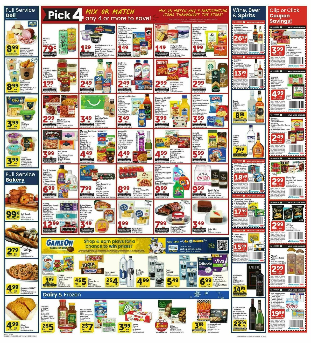 Vons Weekly Ad from October 22