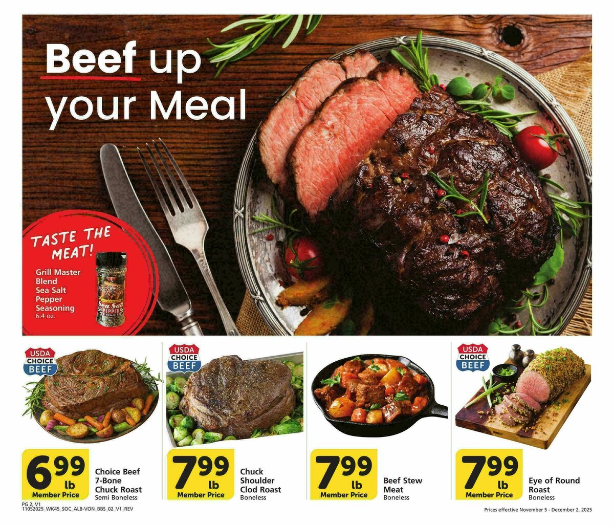 Vons Big Book of Savings Weekly Ad from November 5