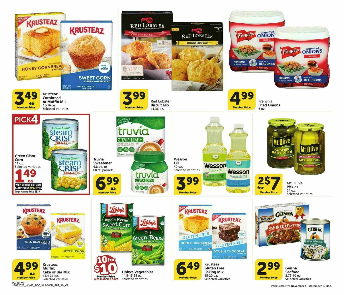 Vons Big Book of Savings Weekly Ad from November 5