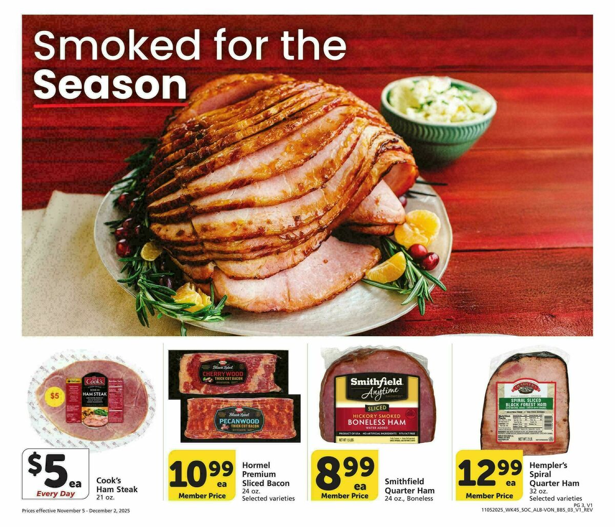Vons Big Book of Savings Weekly Ad from November 5