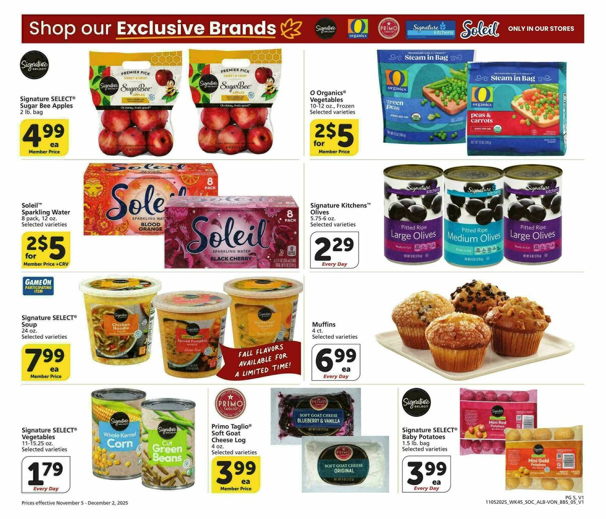 Vons Big Book of Savings Weekly Ad from November 5