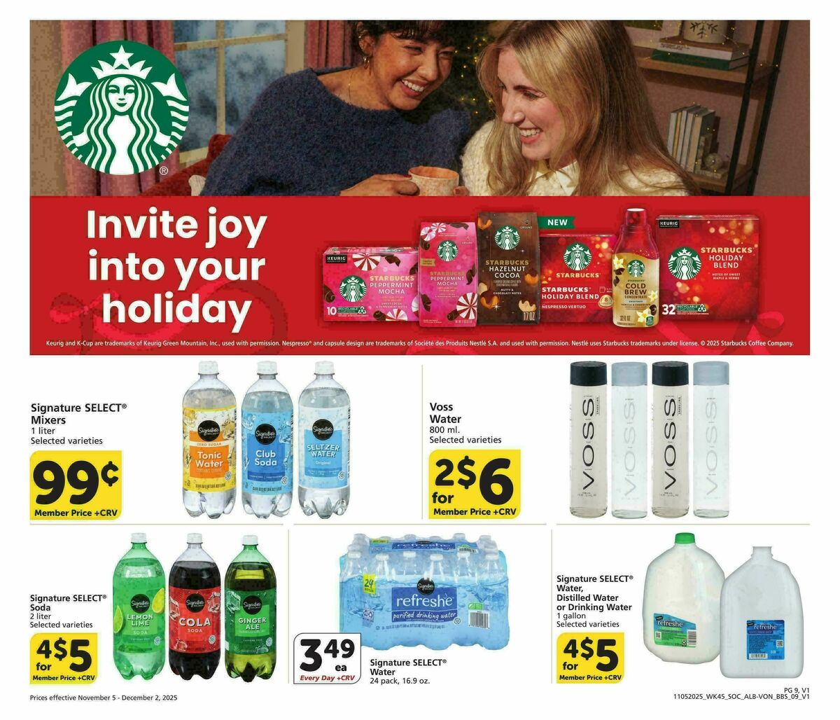 Vons Big Book of Savings Weekly Ad from November 5