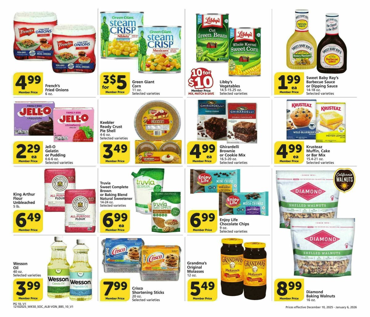 Vons Big Book of Savings Weekly Ad from December 10