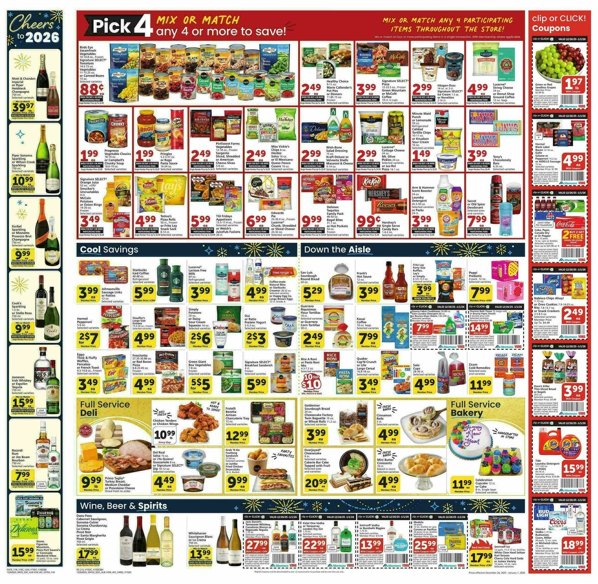 Vons Weekly Ad from December 26