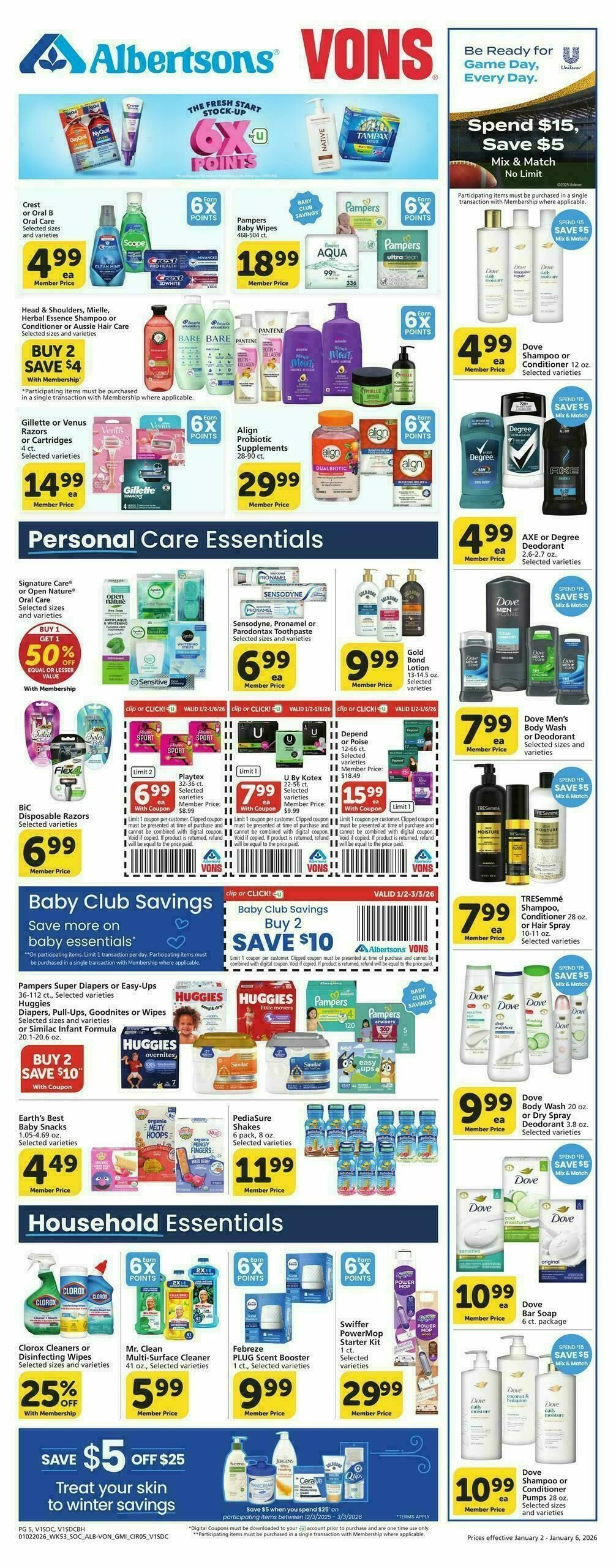 Vons Weekly Ad from January 2
