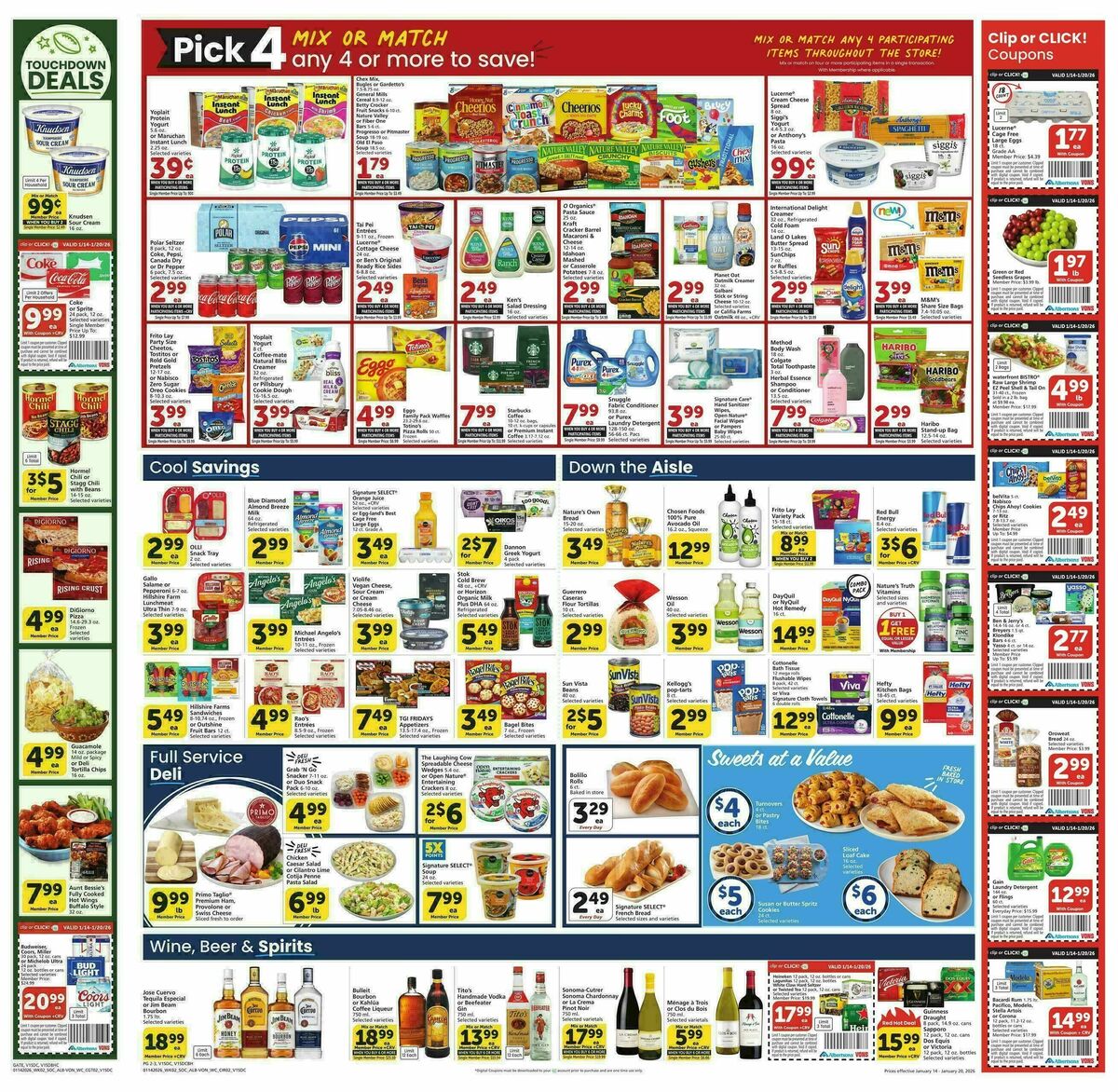 Vons Weekly Ad from January 14