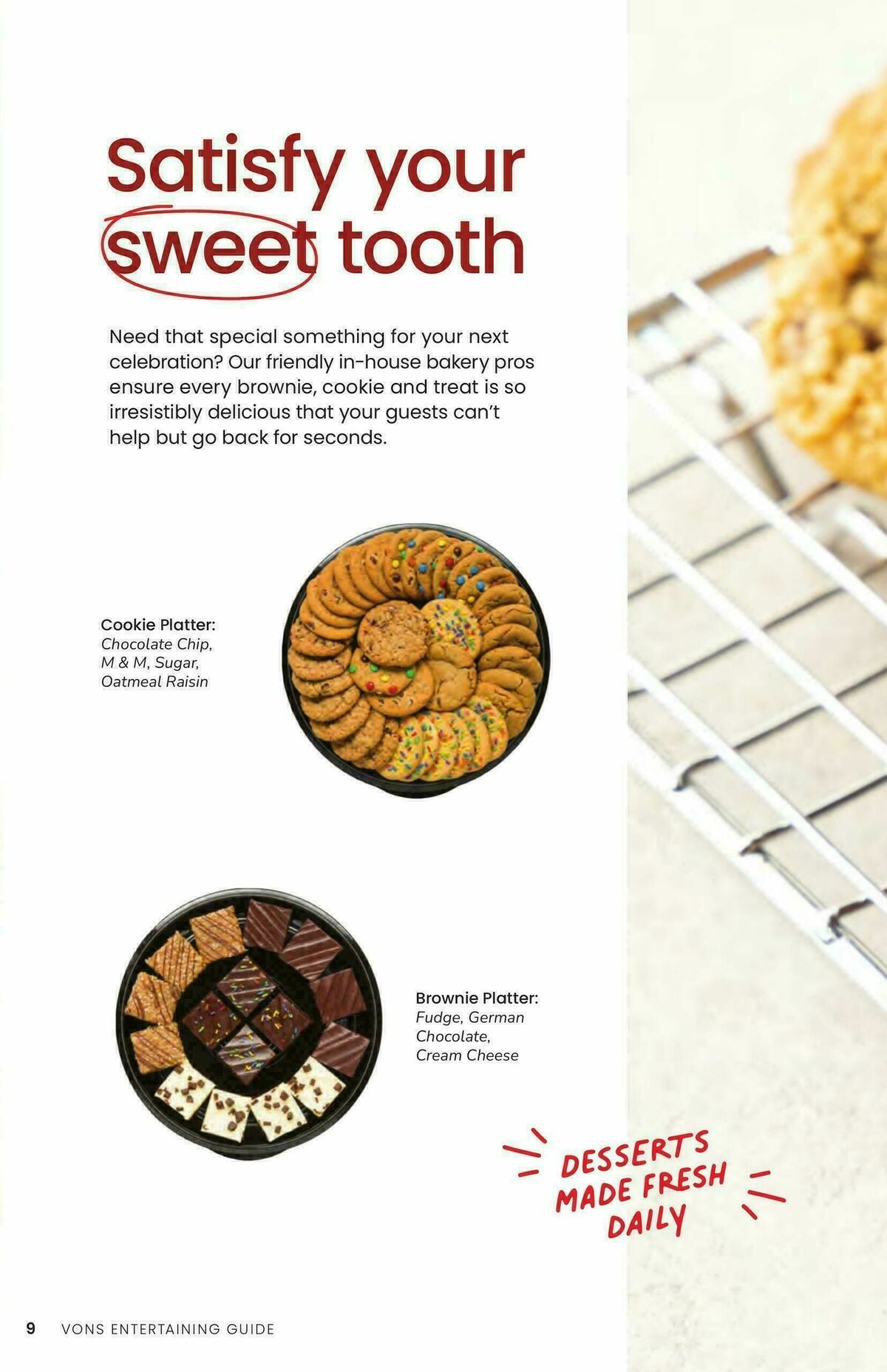 Vons Entertaining Guide Weekly Ad from October 1