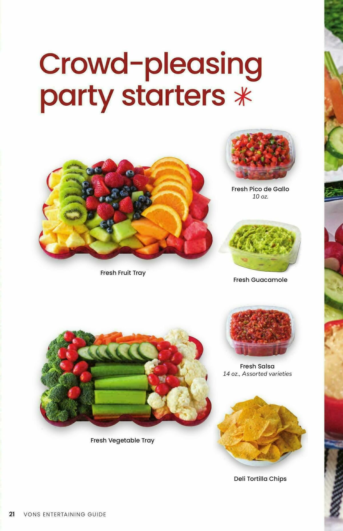 Vons Entertaining Guide Weekly Ad from October 1