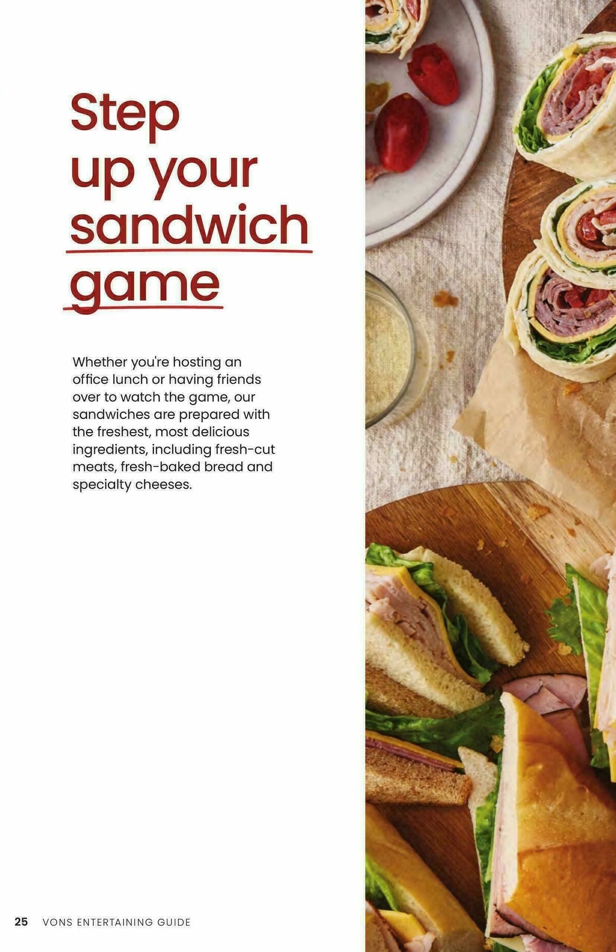 Vons Entertaining Guide Weekly Ad from October 1