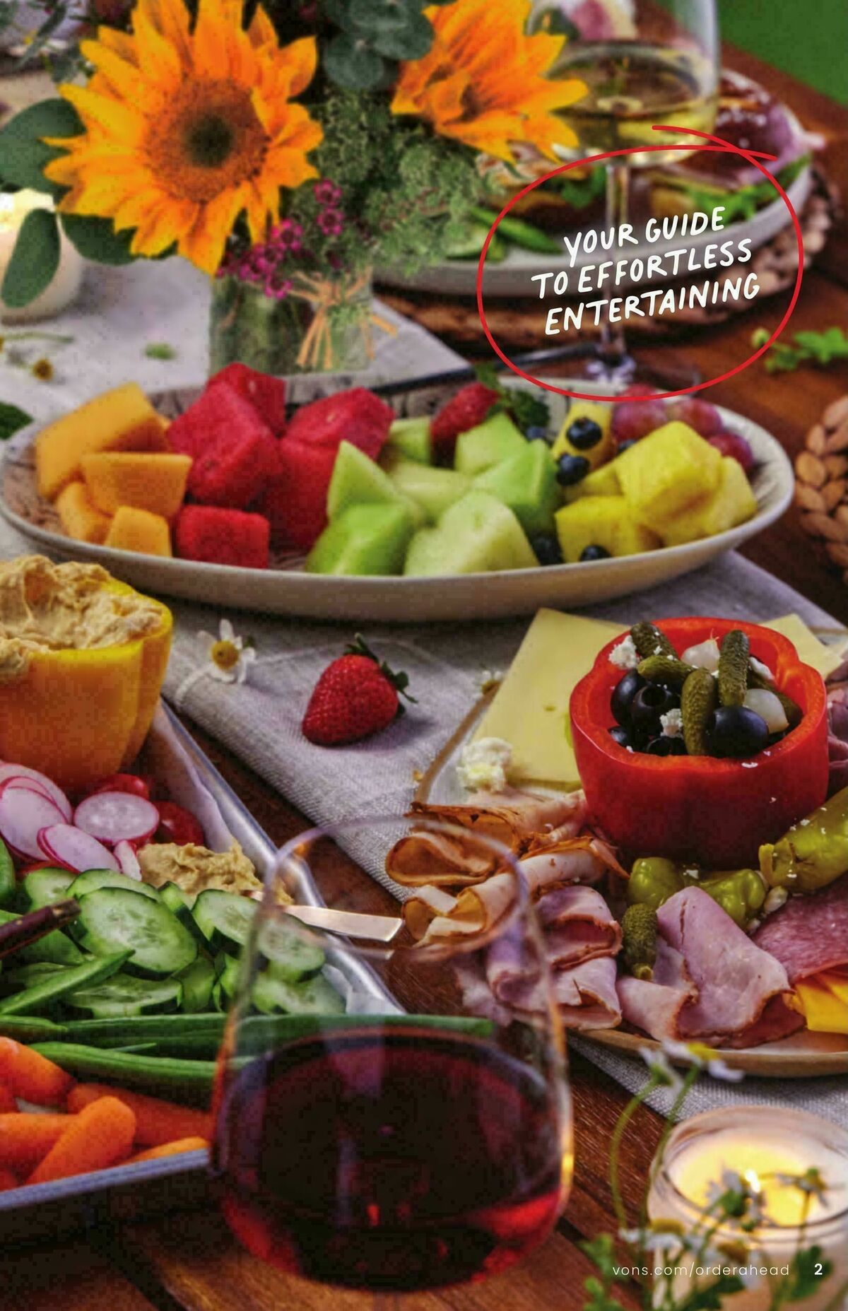 Vons Entertaining Guide Weekly Ad from October 1