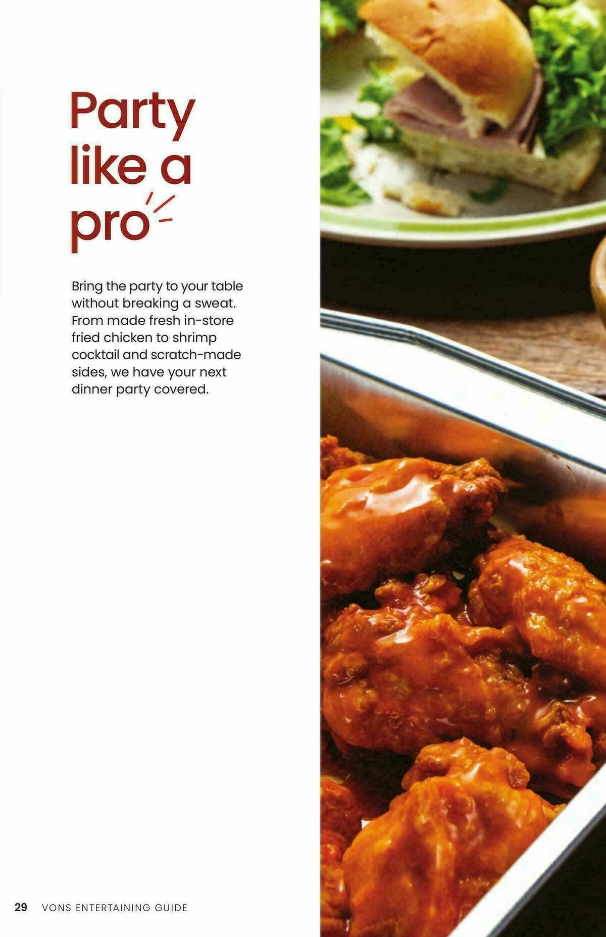 Vons Entertaining Guide Weekly Ad from October 1