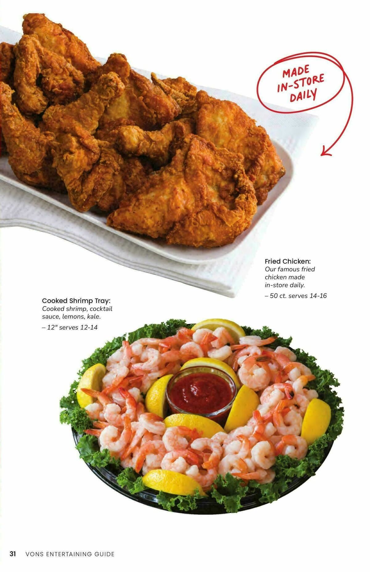 Vons Entertaining Guide Weekly Ad from October 1