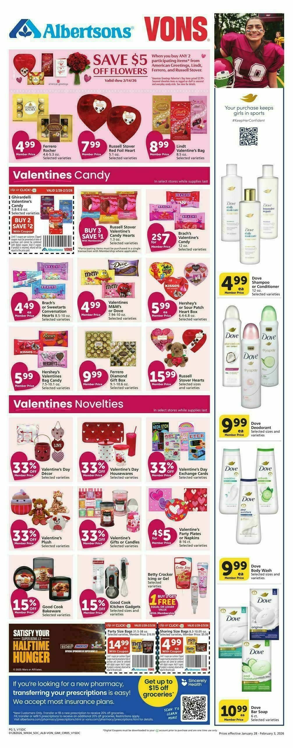 Vons Weekly Ad from January 28