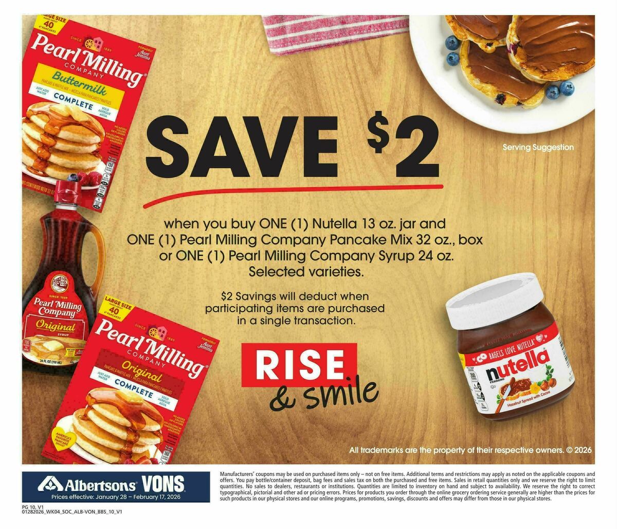 Vons Big Book of Savings Weekly Ad from January 28