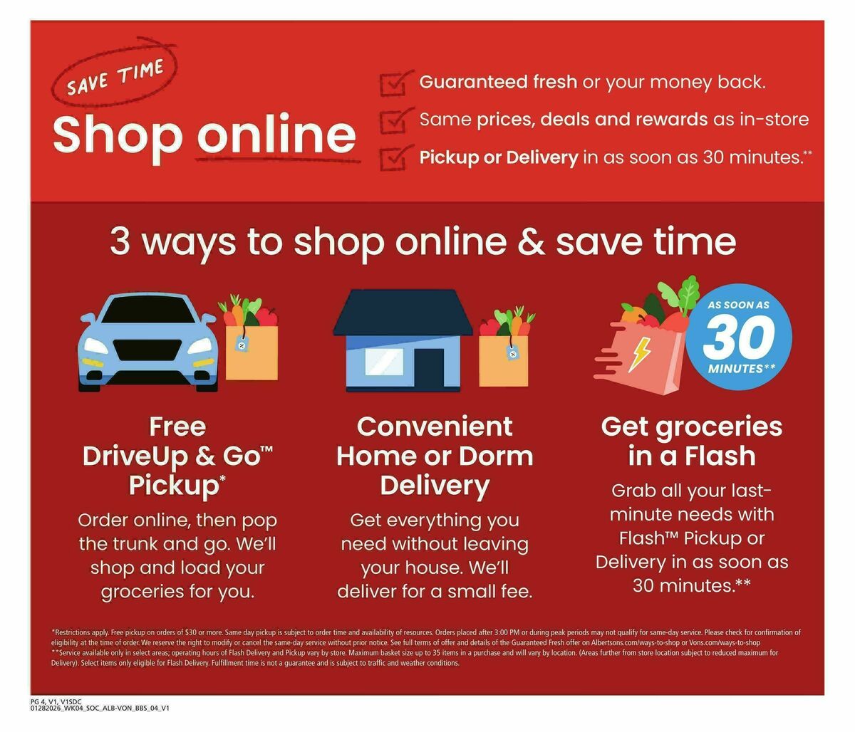 Vons Big Book of Savings Weekly Ad from January 28