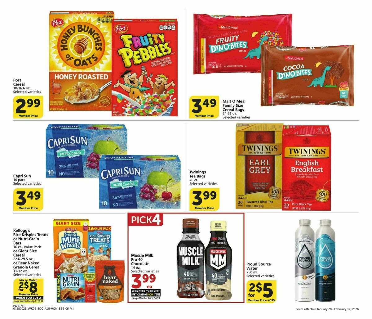 Vons Big Book of Savings Weekly Ad from January 28