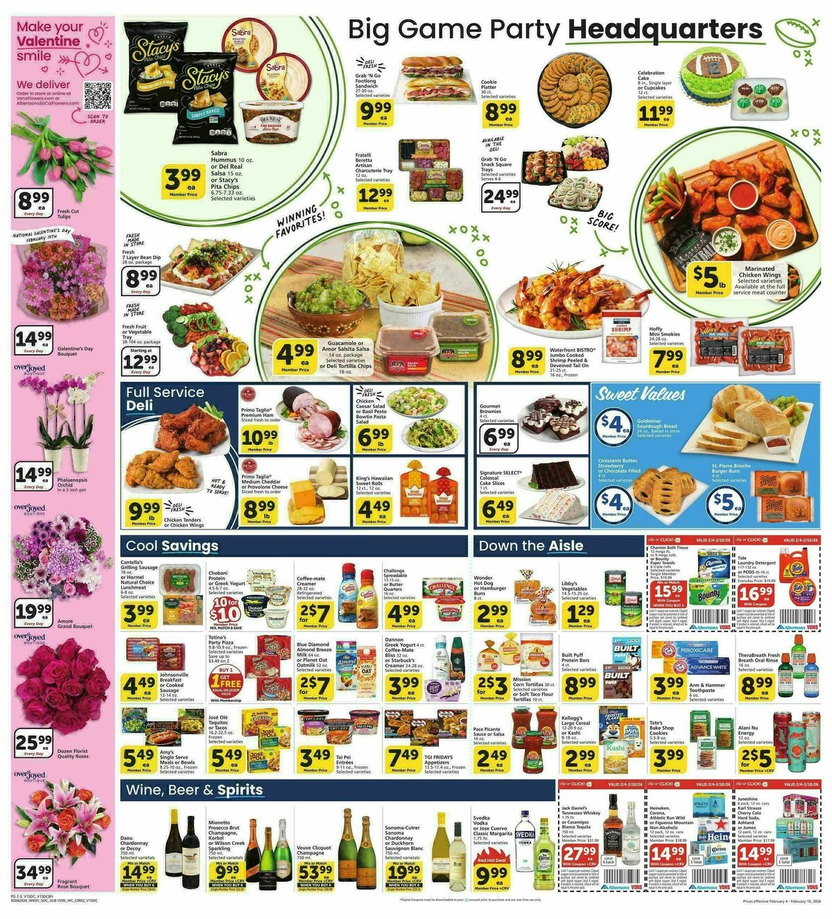 Vons Weekly Ad from February 4
