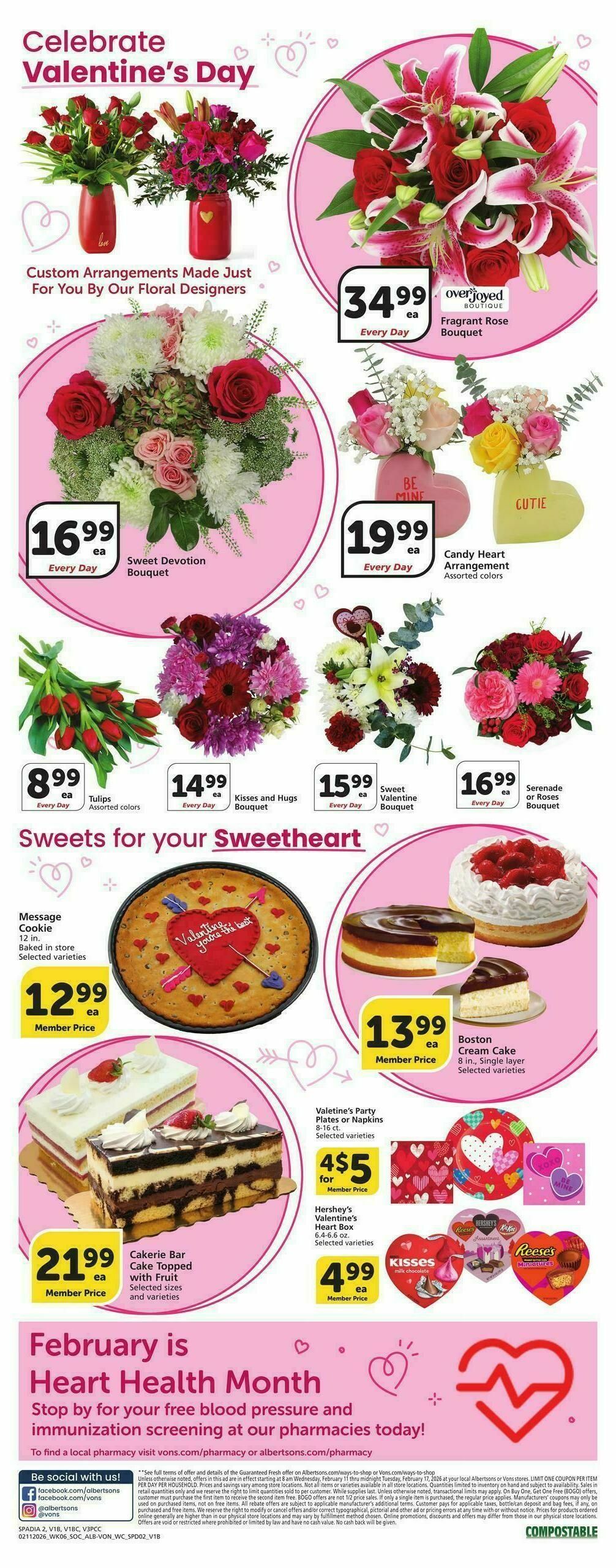 Vons Weekly Ad from February 11