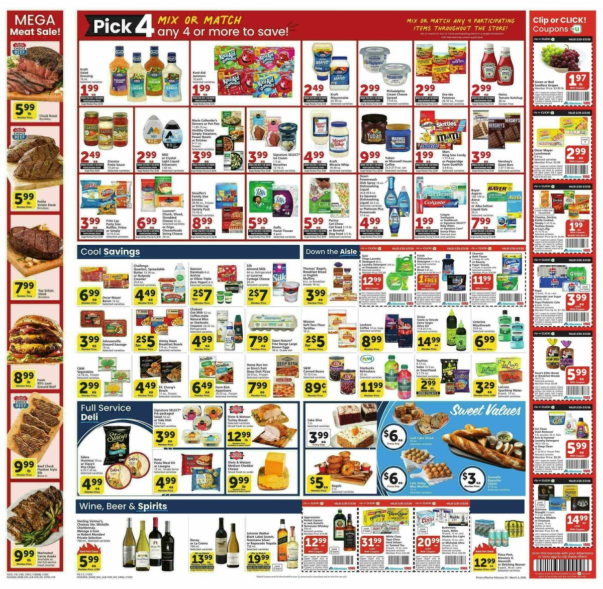 Vons Weekly Ad from February 25