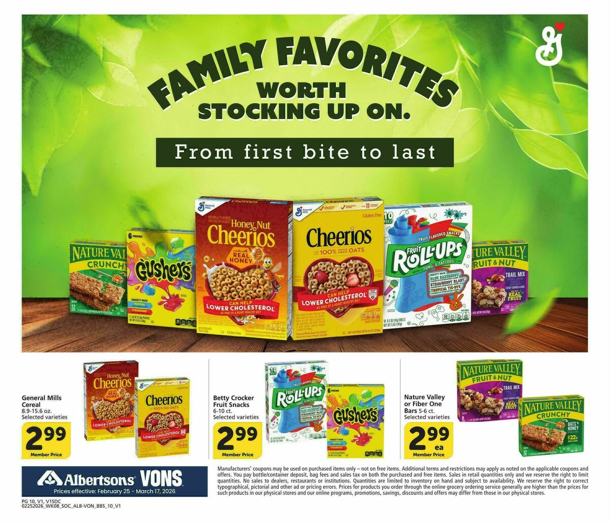 Vons Big Book of Savings Weekly Ad from February 25