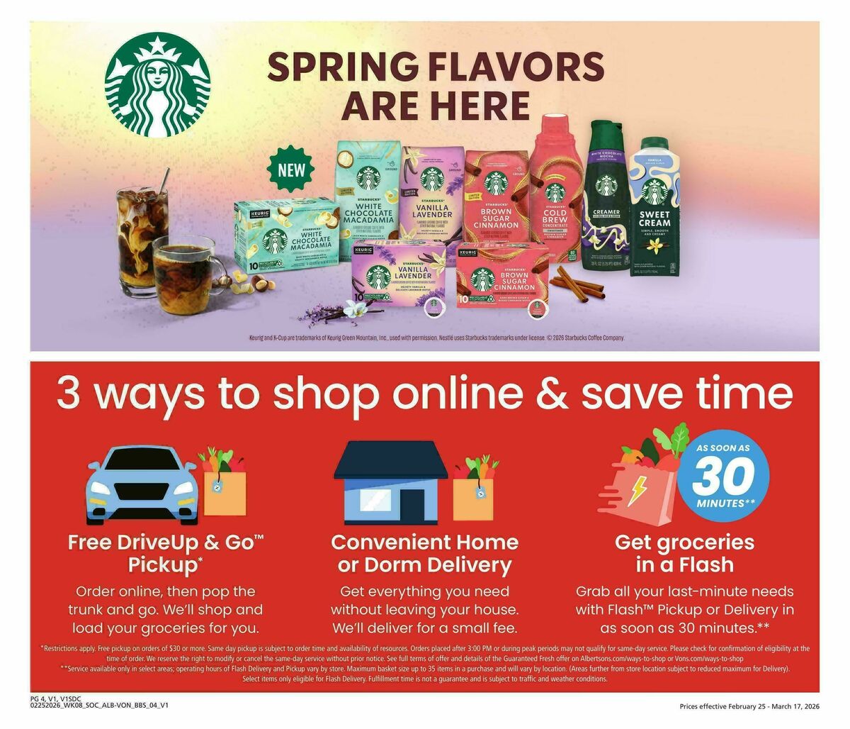Vons Big Book of Savings Weekly Ad from February 25
