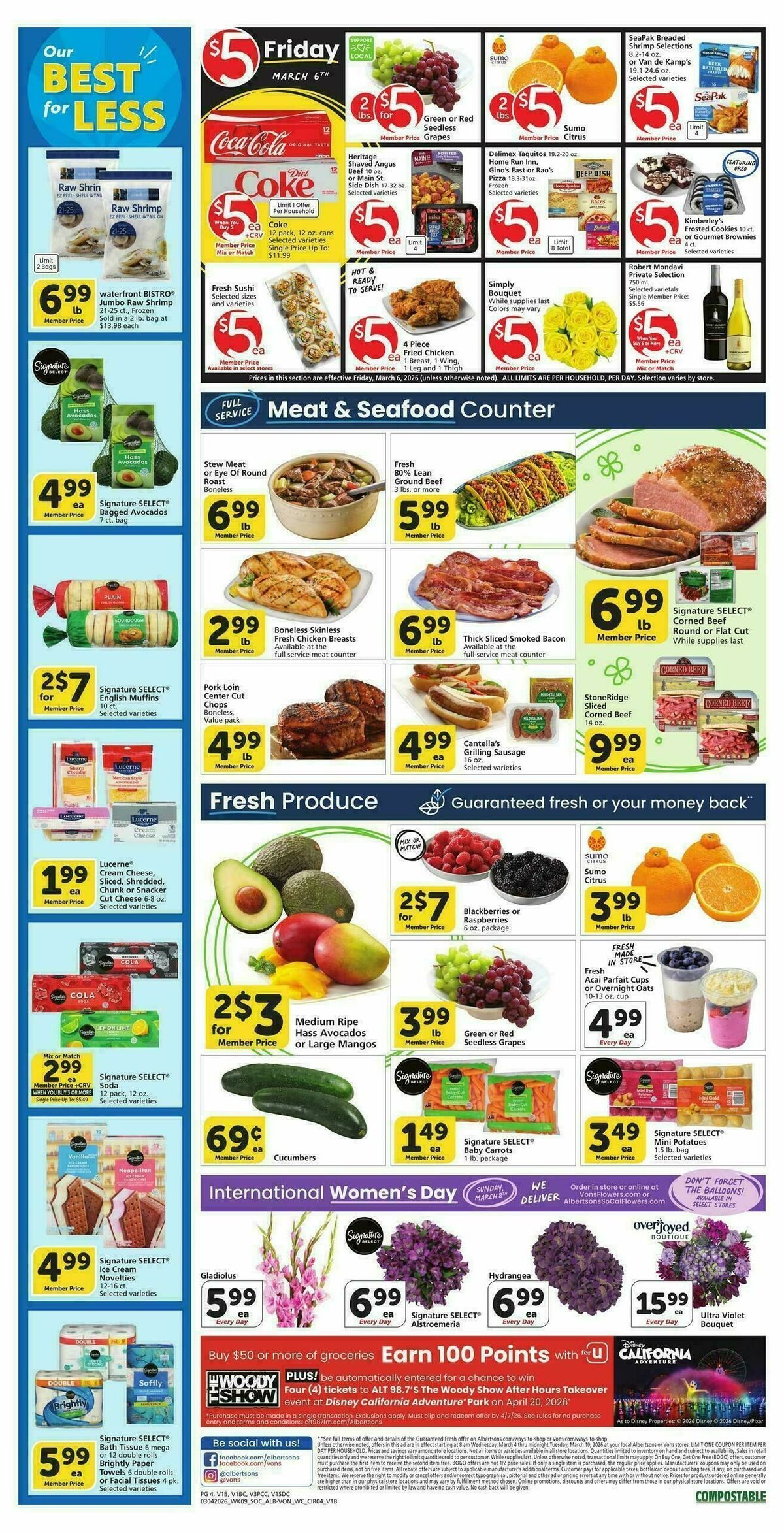 Vons Weekly Ad from March 4