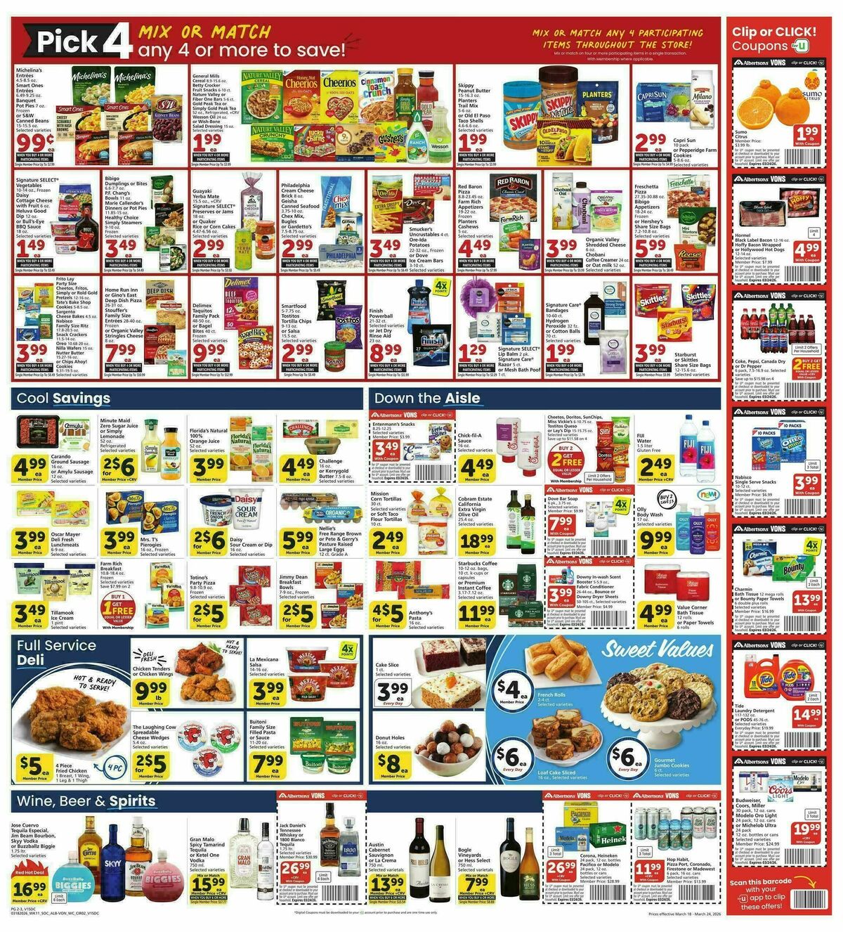Vons Weekly Ad from March 18