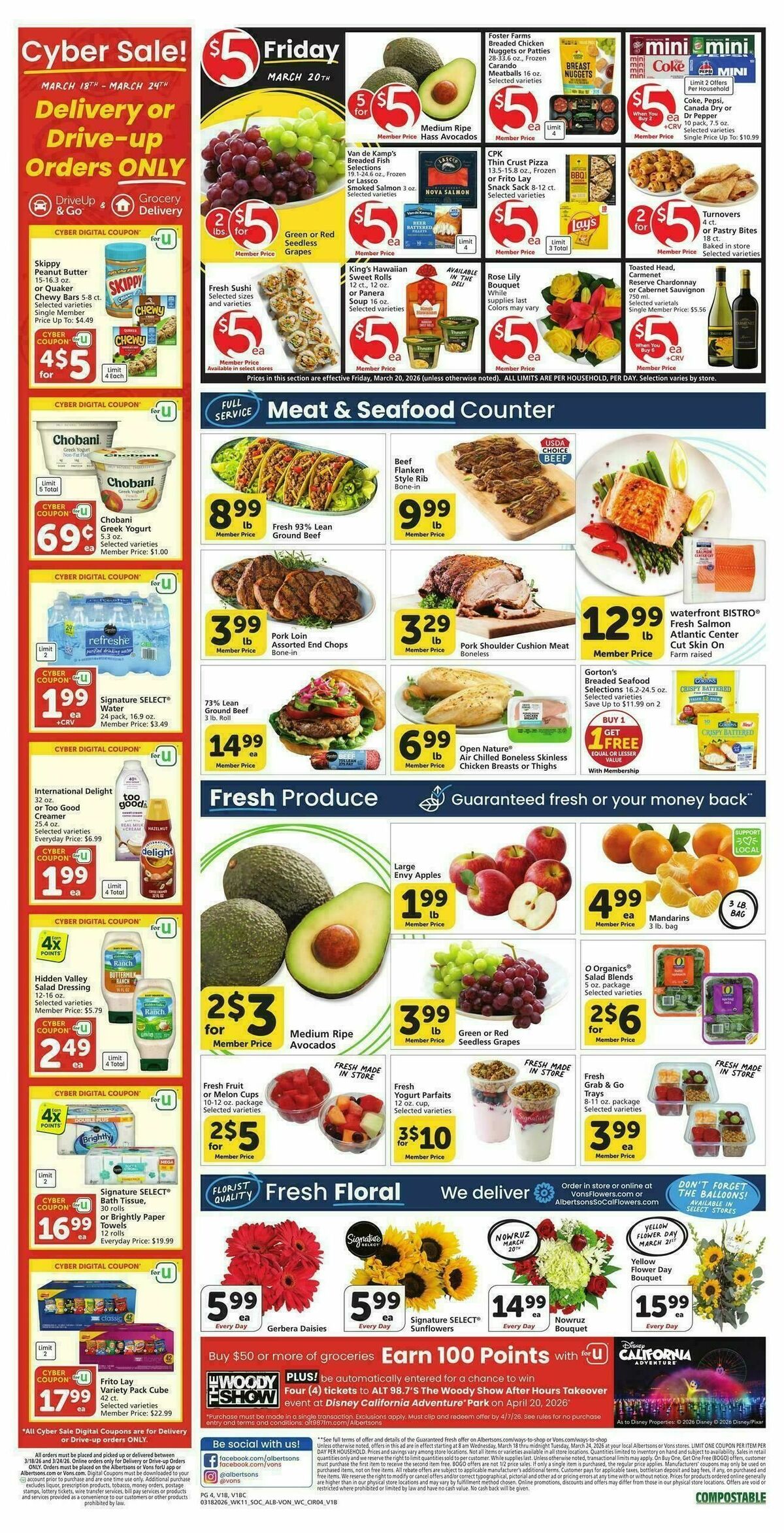 Vons Weekly Ad from March 18