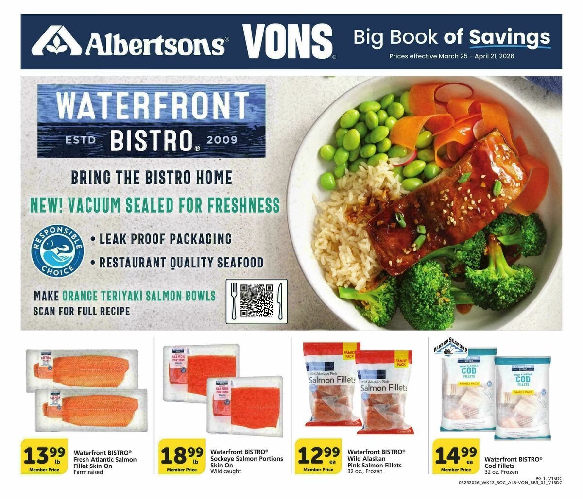 Vons Big Book of Savings Weekly Ad from March 25