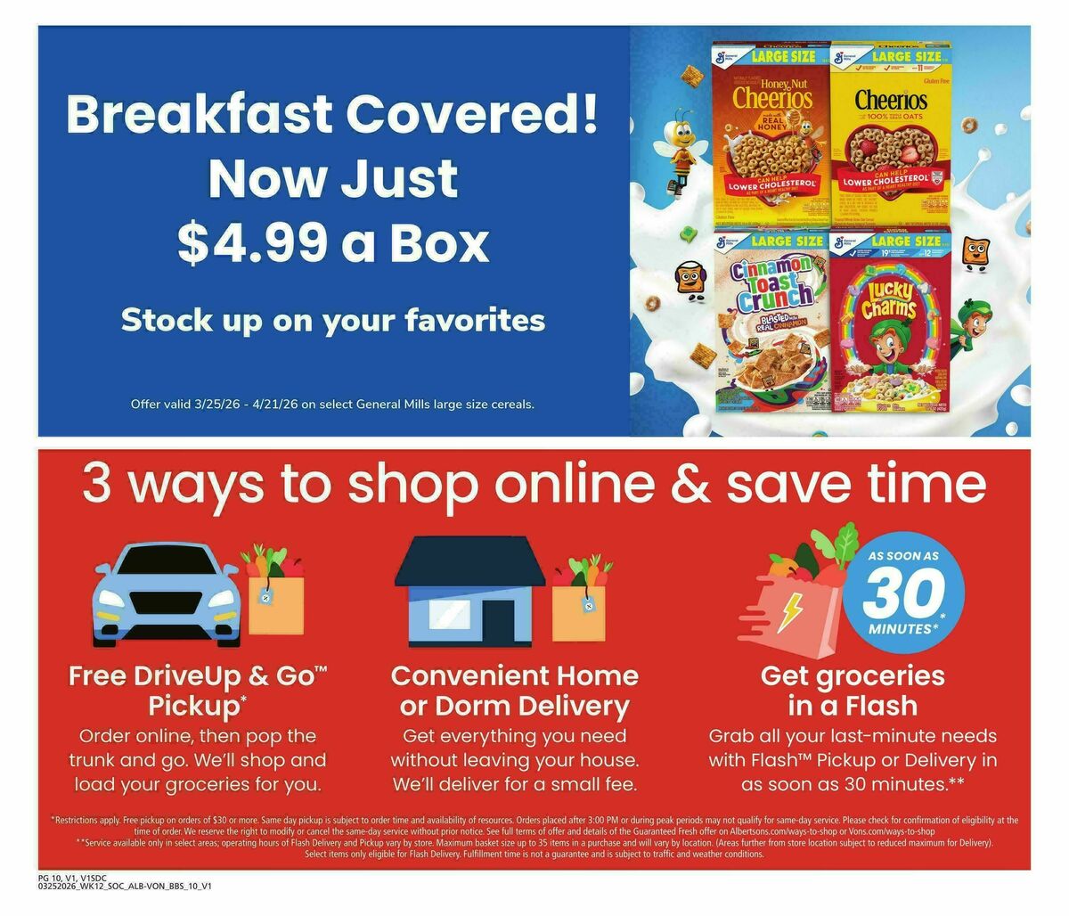 Vons Big Book of Savings Weekly Ad from March 25