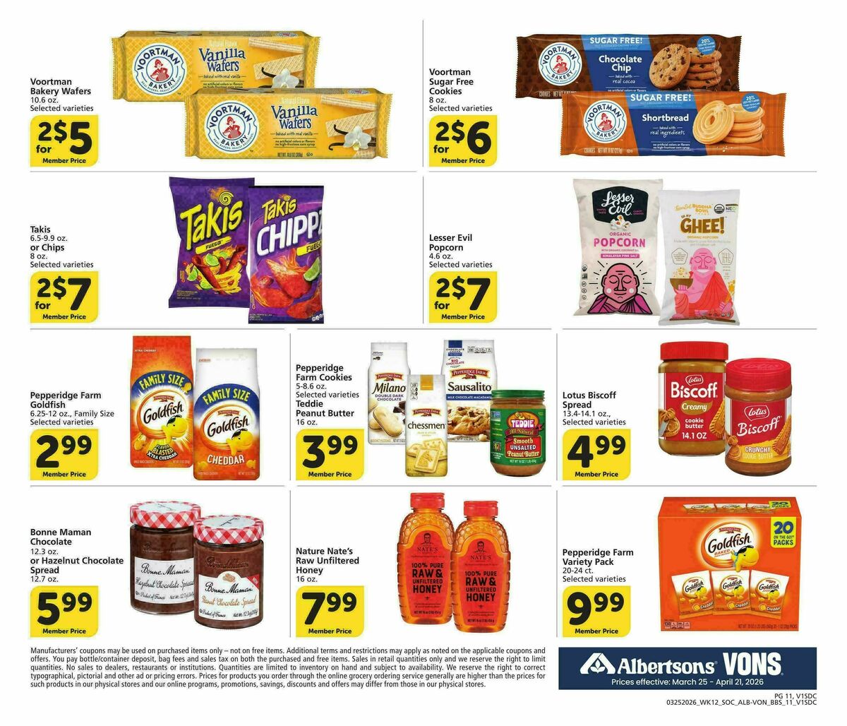 Vons Big Book of Savings Weekly Ad from March 25