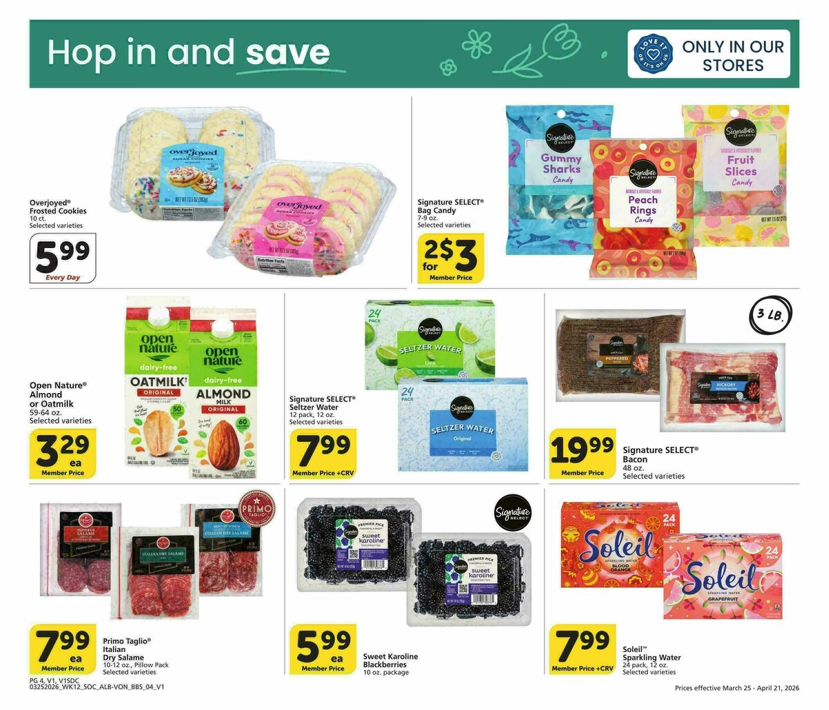 Vons Big Book of Savings Weekly Ad from March 25