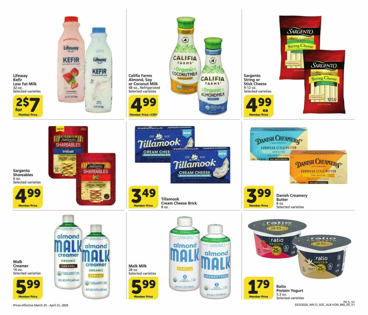 Vons Big Book of Savings Weekly Ad from March 25