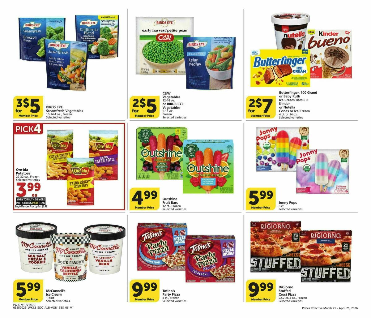 Vons Big Book of Savings Weekly Ad from March 25