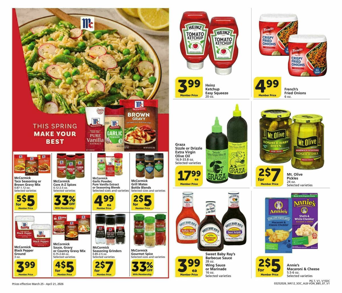 Vons Big Book of Savings Weekly Ad from March 25