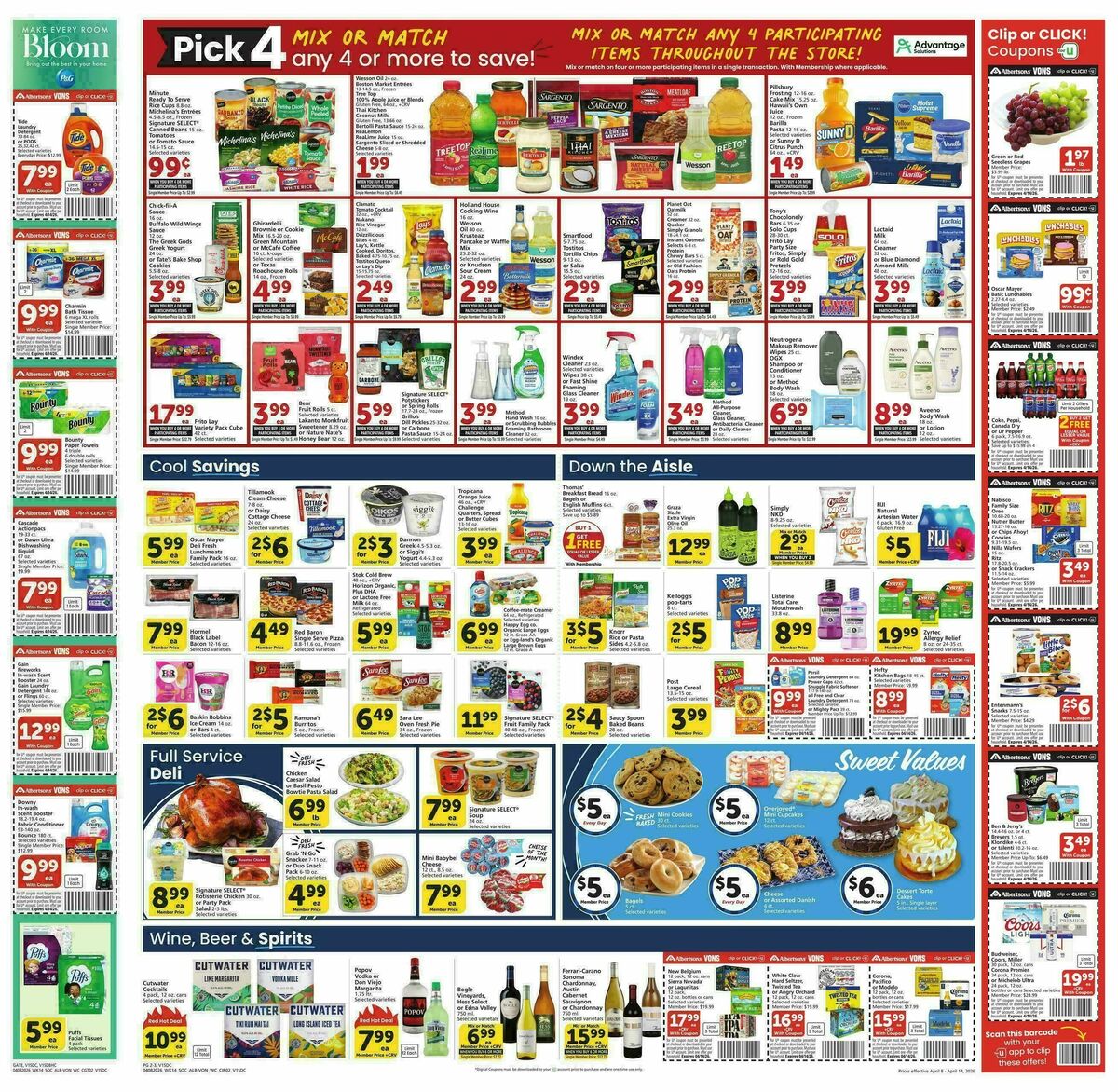 Vons Weekly Ad from April 8