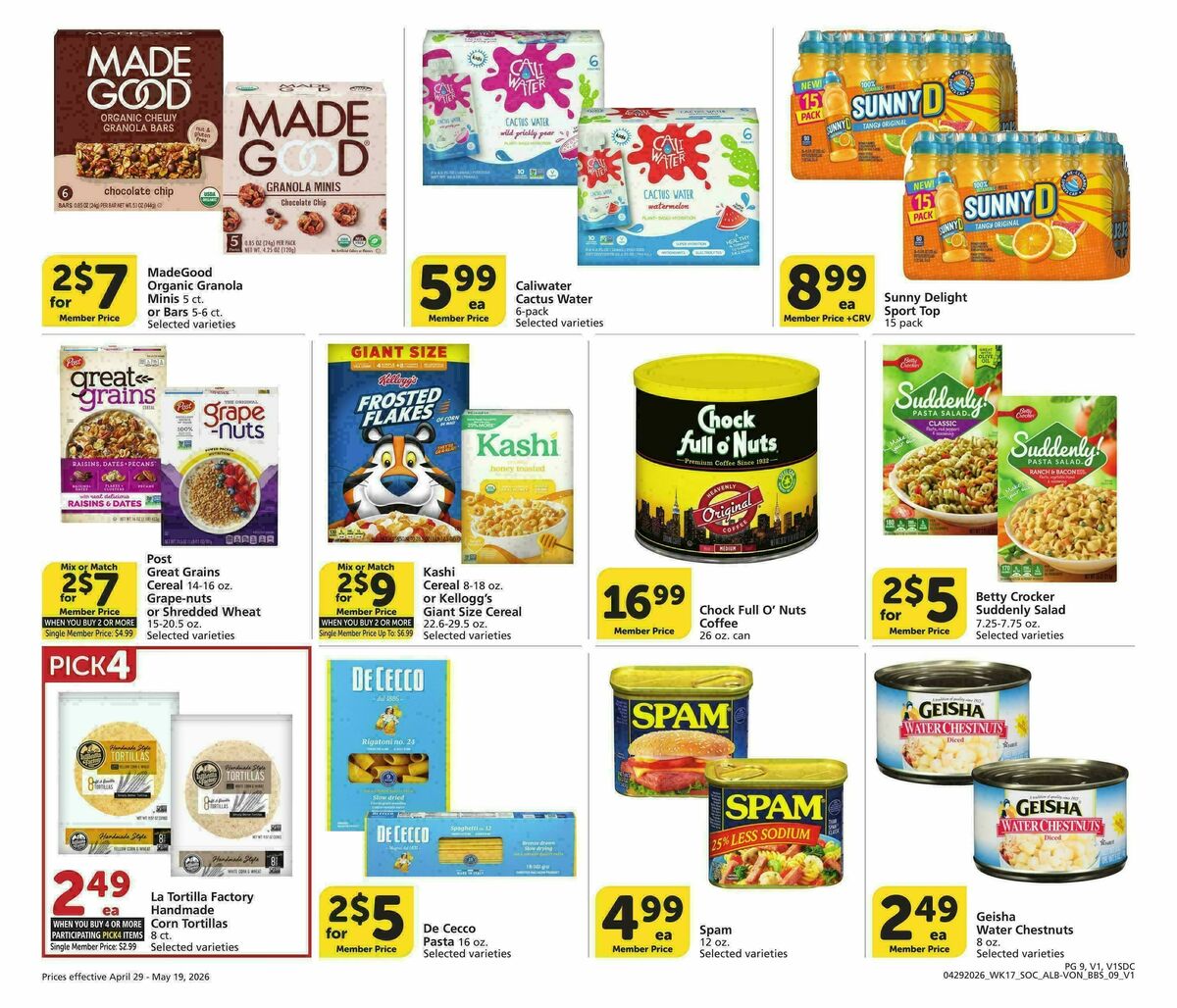 Vons Big Book of Savings Weekly Ad from April 29