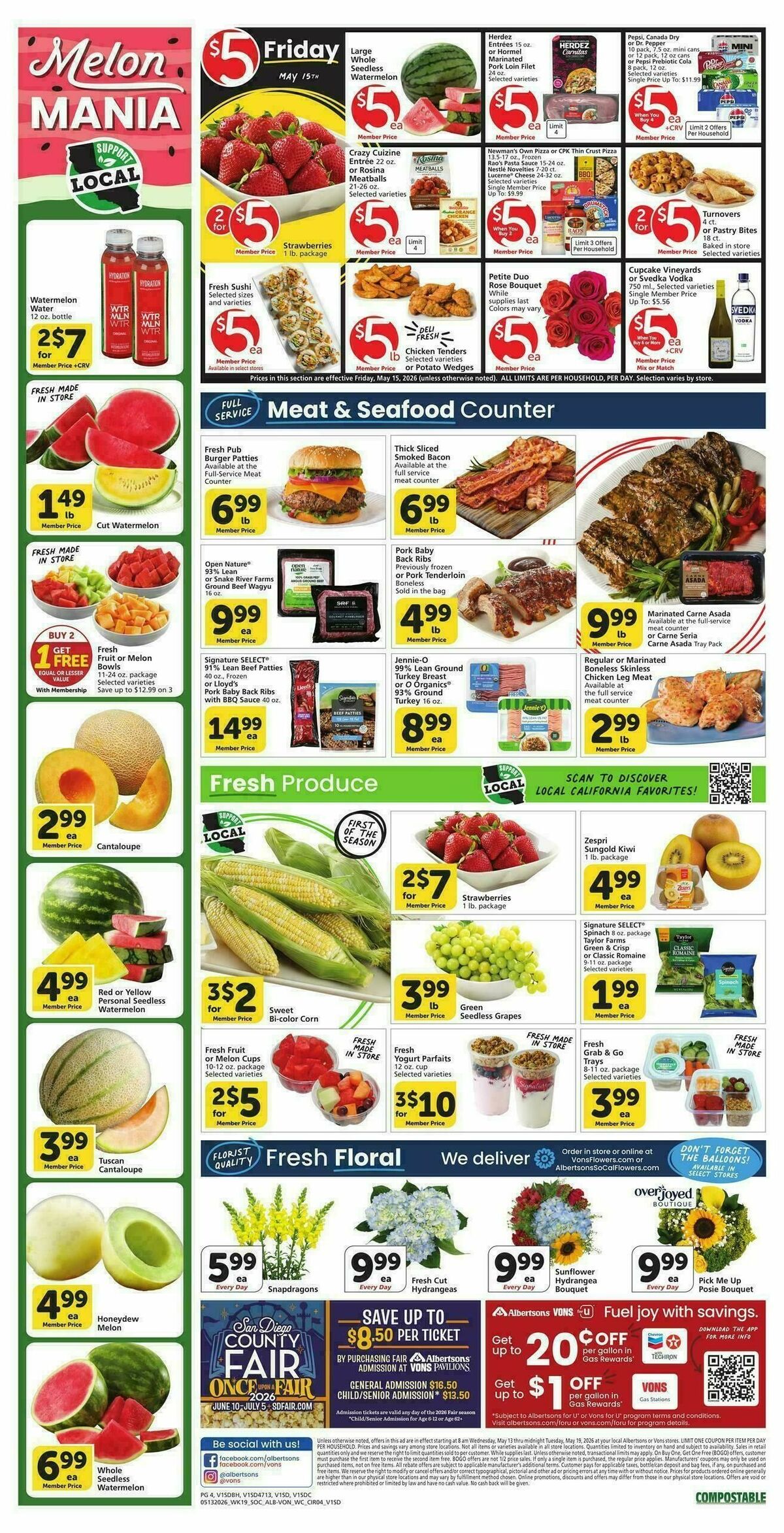 Vons Weekly Ad from May 13