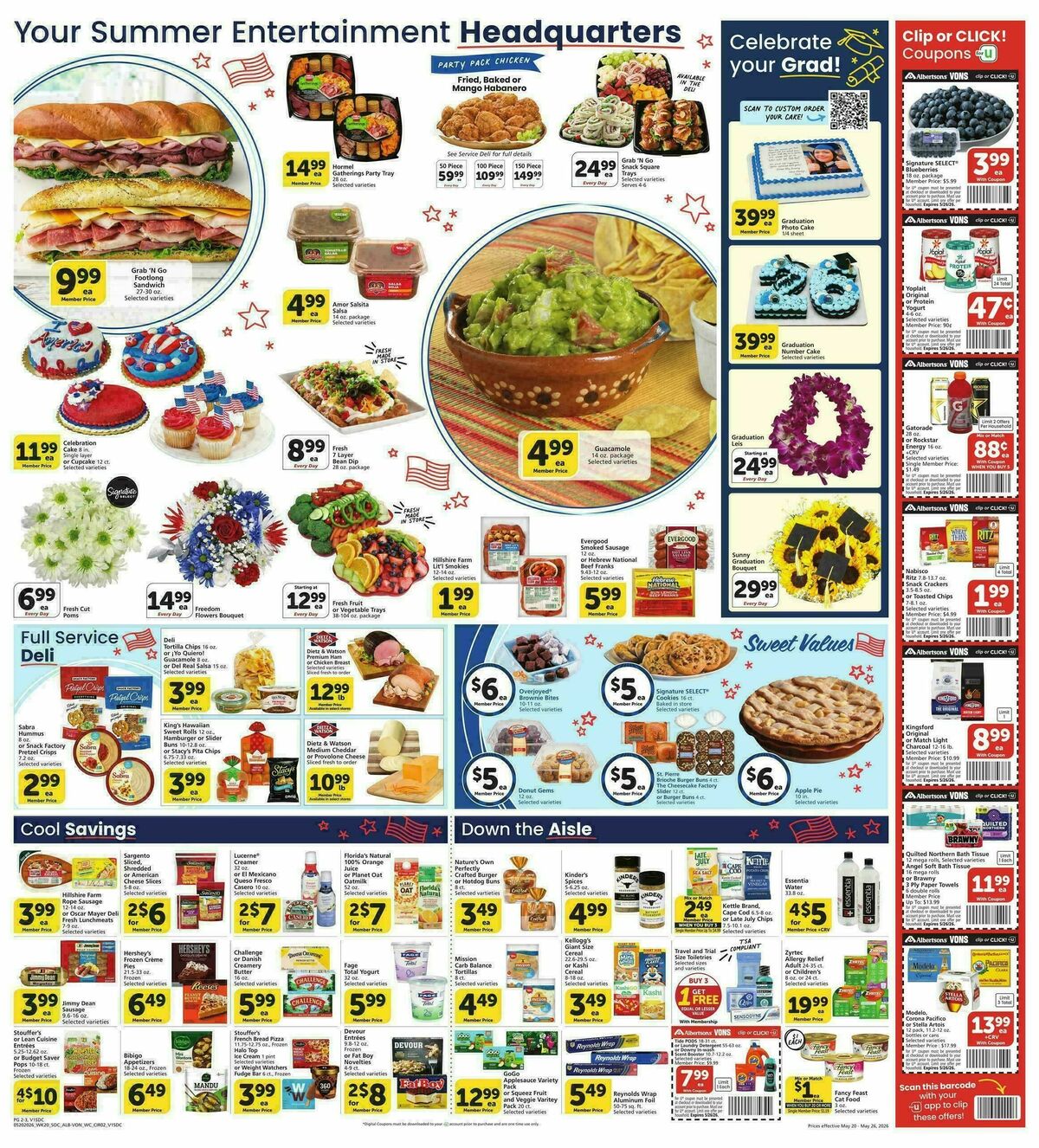 Vons Weekly Ad from May 20
