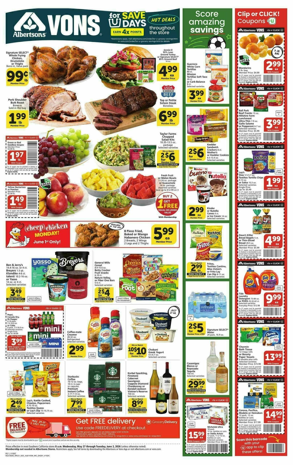 Vons Weekly Ad from May 27