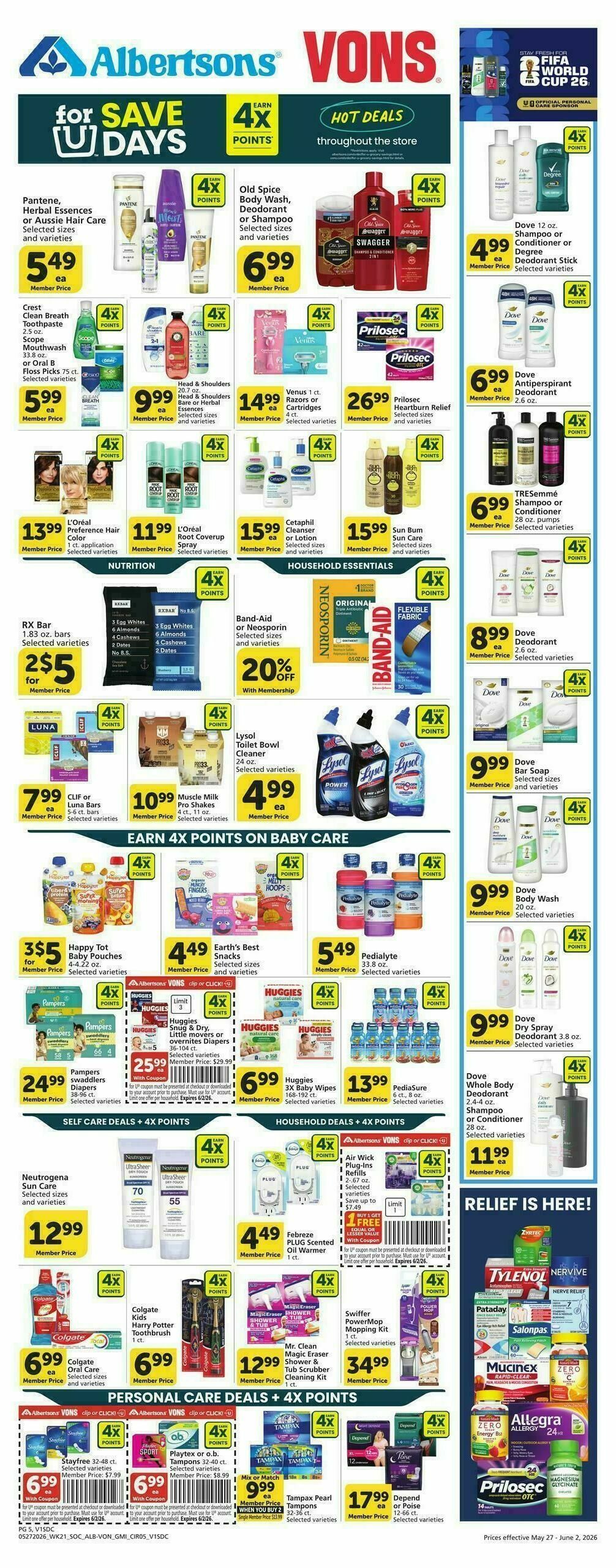 Vons Weekly Ad from May 27
